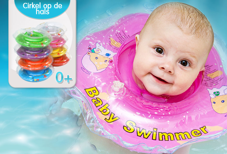 micro Chirurgie Additief BabySwimmer - Children's cirkel op de nek om te zwemmen